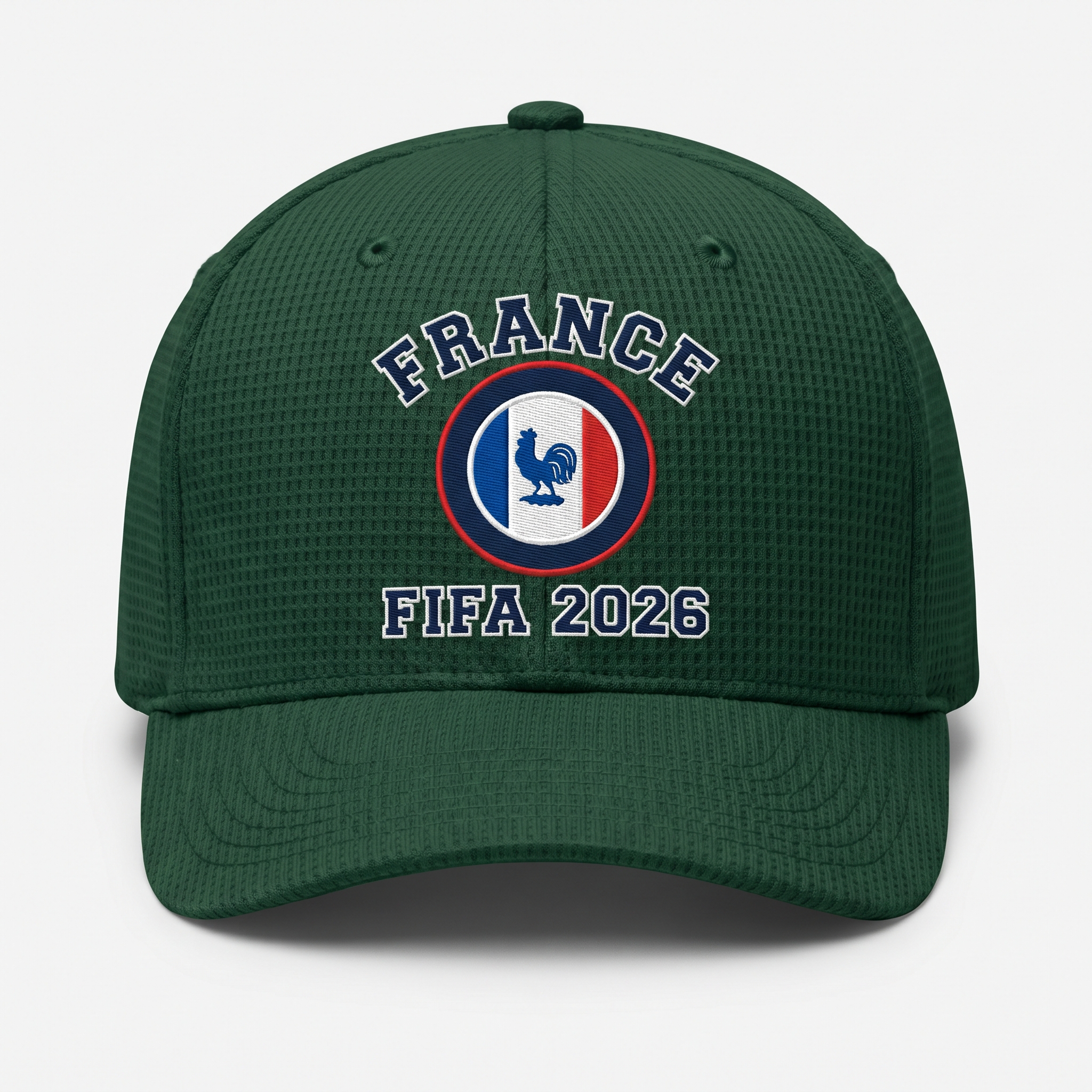 FIFA 2026 France Waffle Knit Cap in Green
