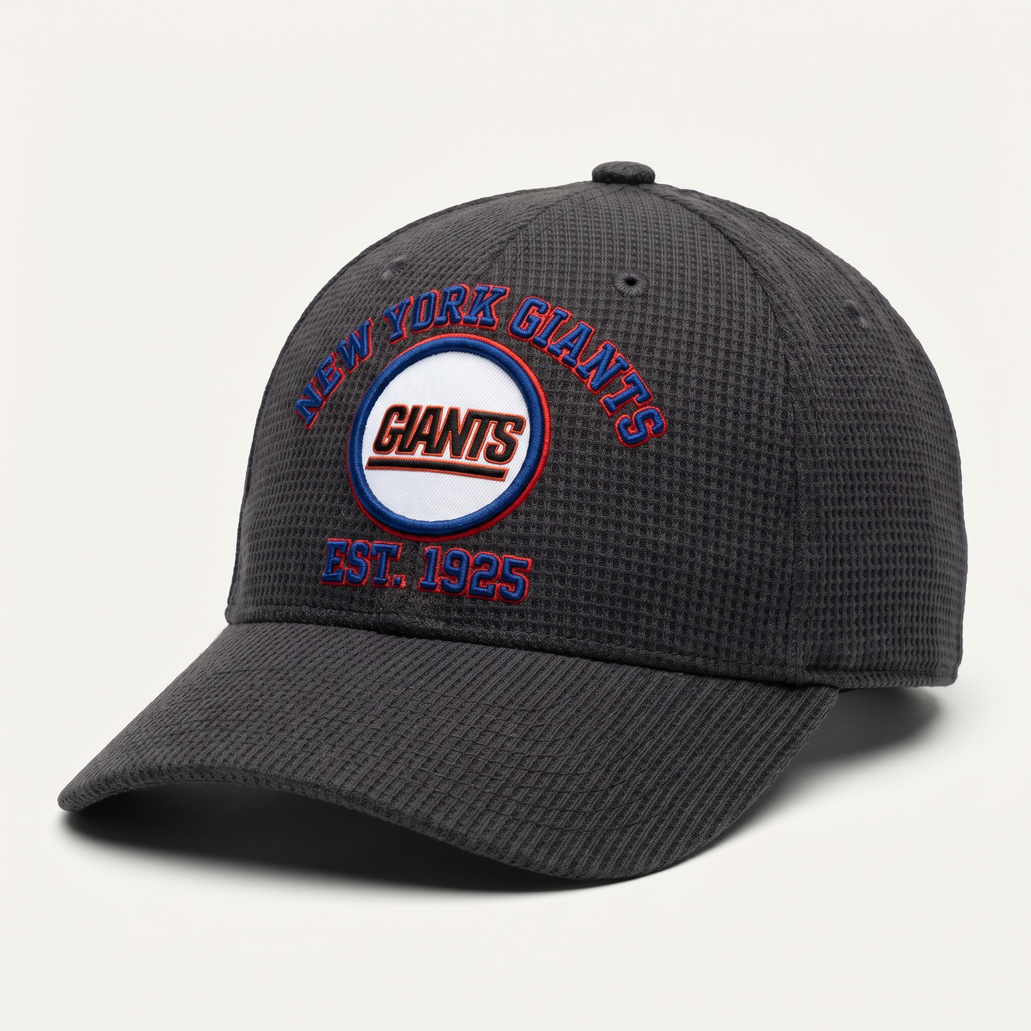 New York Giants Waffle Knit Cap in Dark Gray
