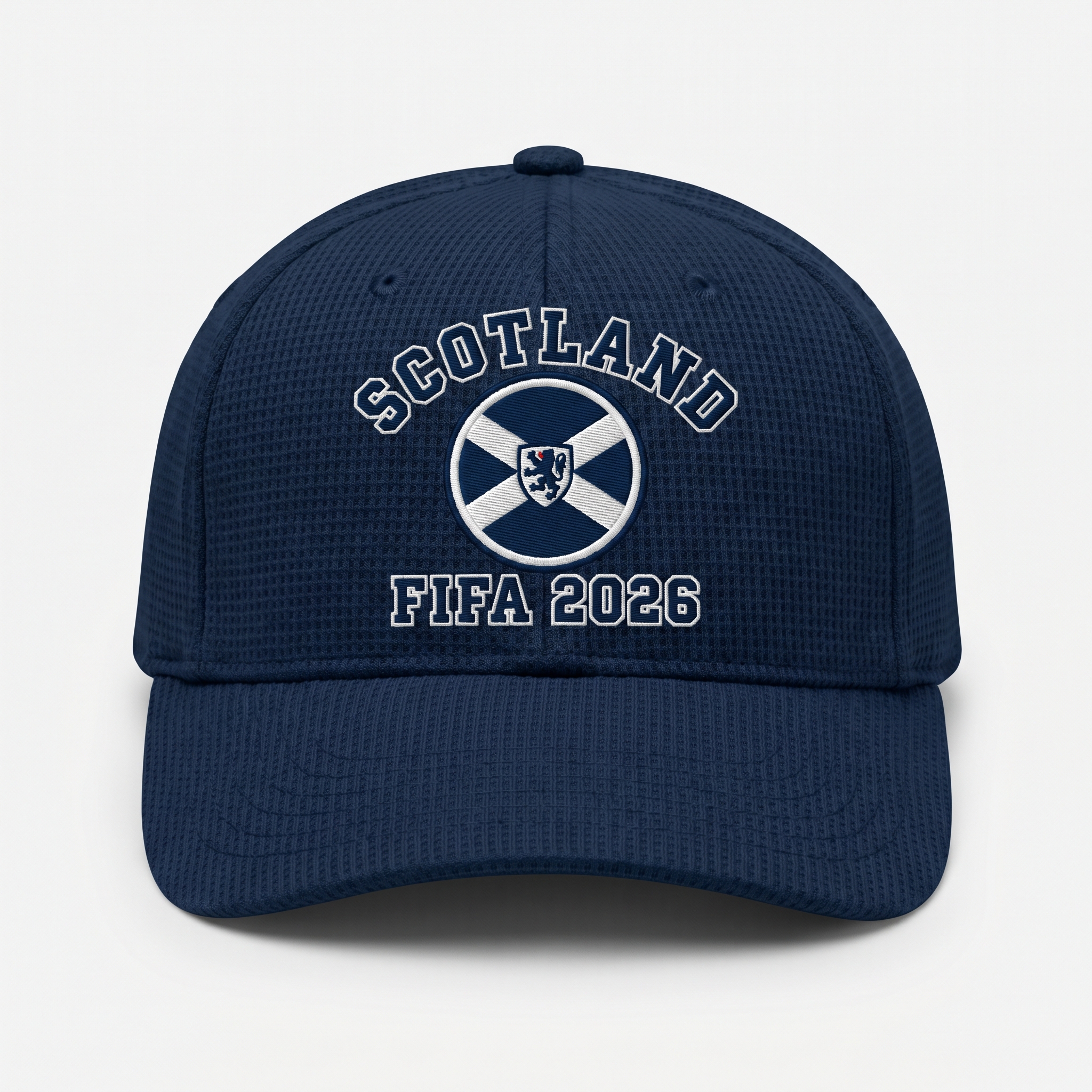 FIFA 2026 Scotland Waffle Knit Cap in Blue