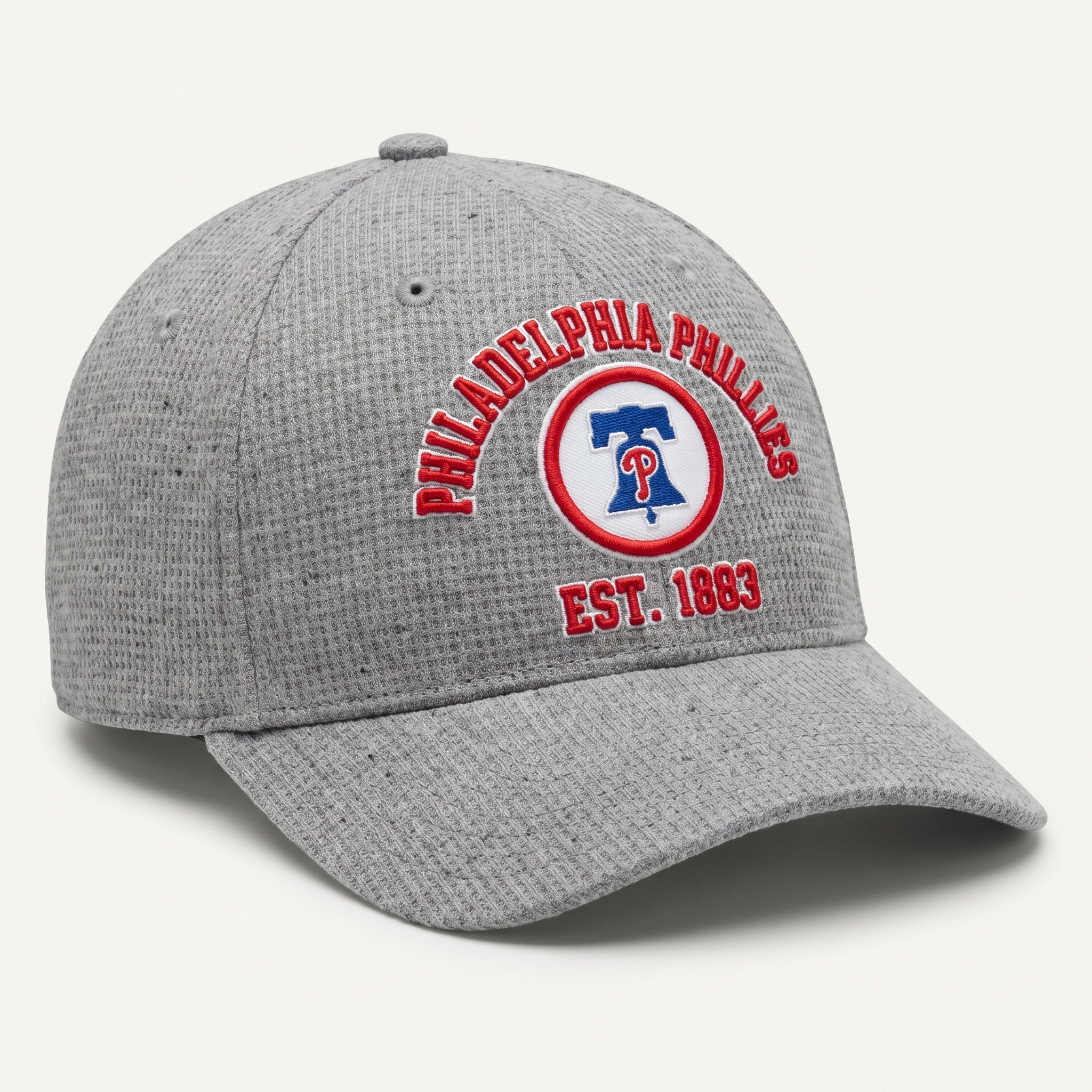 Philadelphia Phillies Waffle Knit Cap in Gray