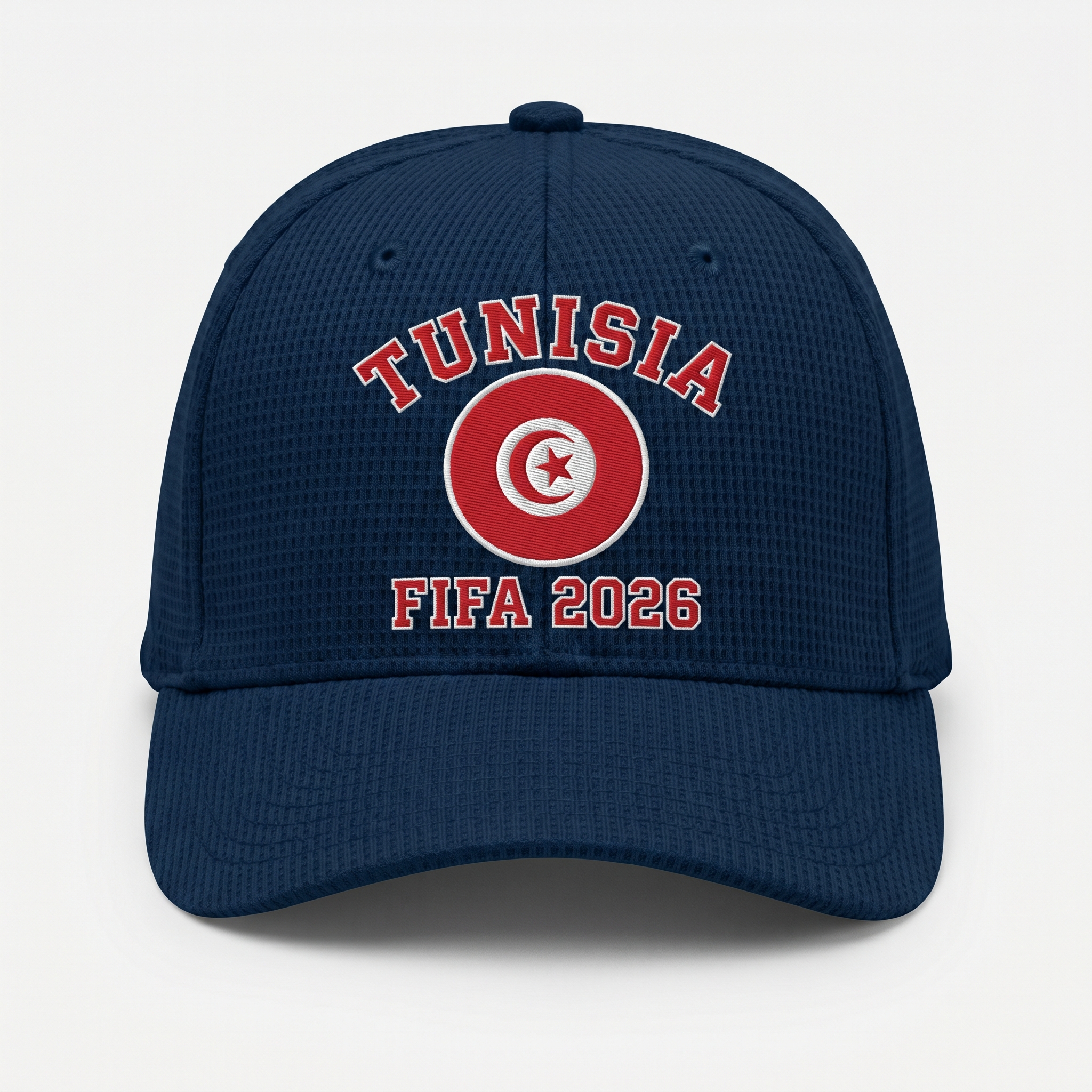 FIFA 2026 Tunisia Waffle Knit Cap in Blue