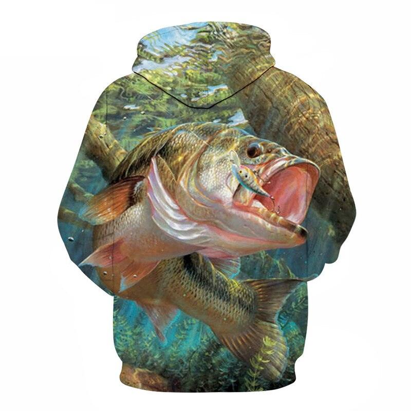 Swimming Bass Hoodie