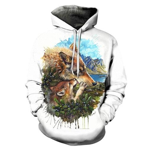 Wolf Cub Mother Hoodie
