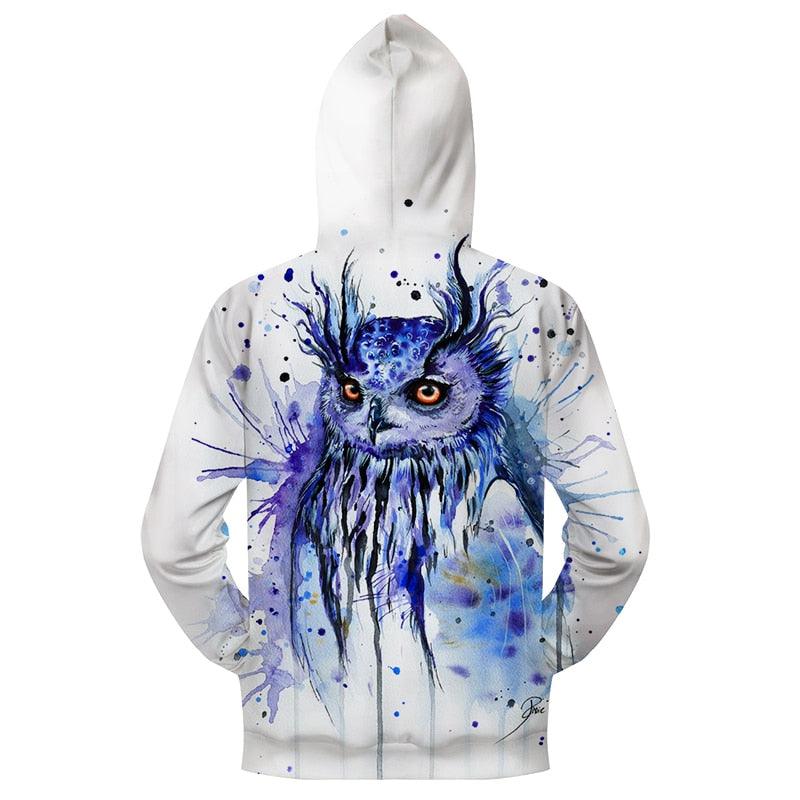 Owl Secrets Zip-up Hoodie