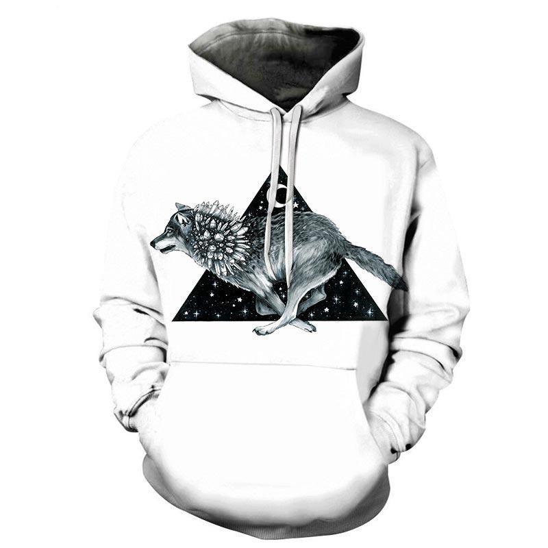 Running Wolf Hoodie