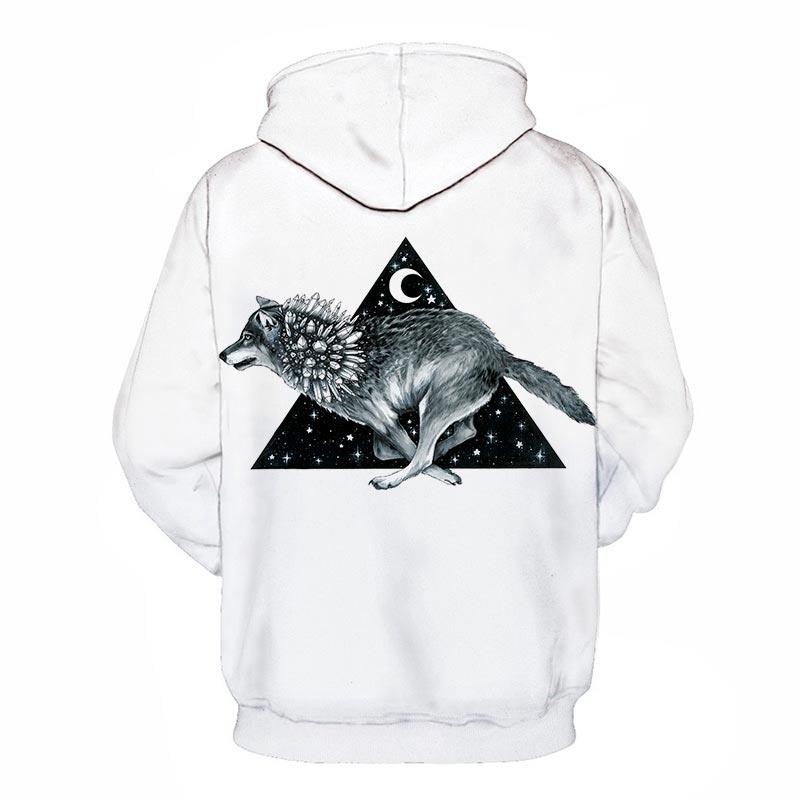 Running Wolf Hoodie