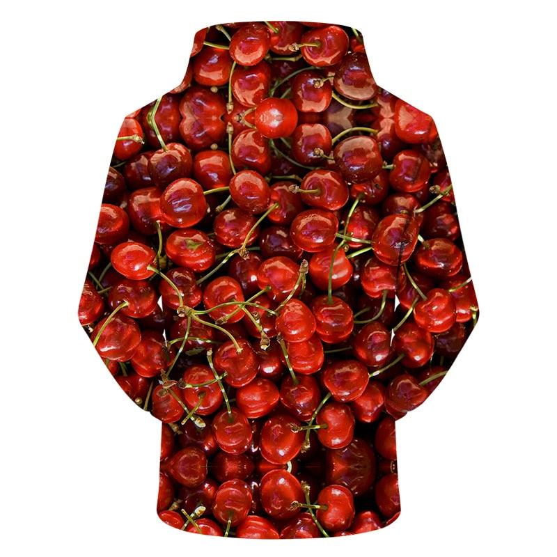 Cherry Print Hoodie