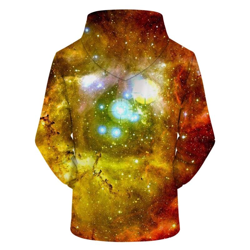 Yellow Galaxy Hoodie