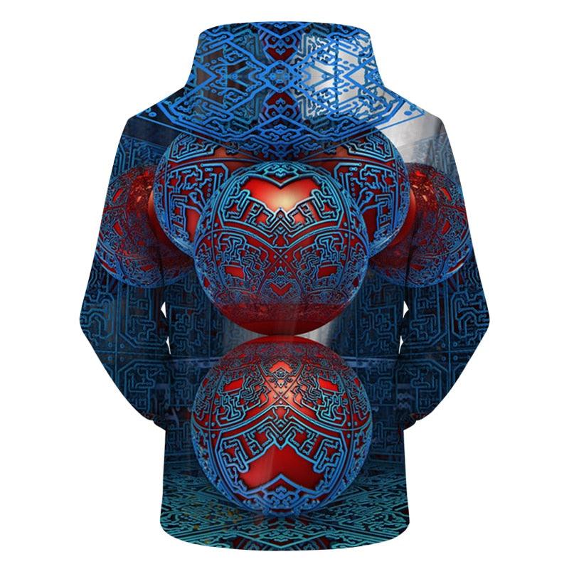 Spherical Pattern Hoodie