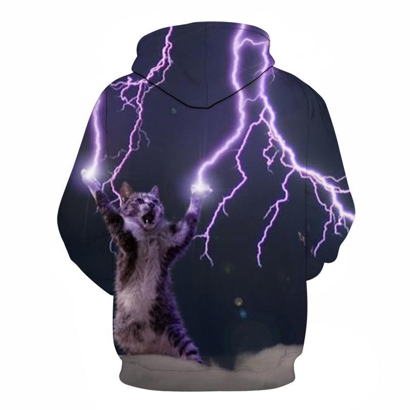 Cat Lightning Hoodie