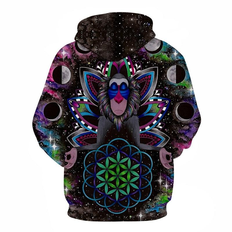 Galaxy Monkey Hoodie