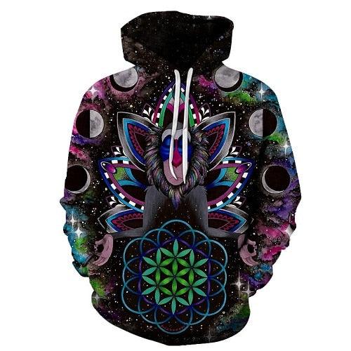 Galaxy Monkey Hoodie
