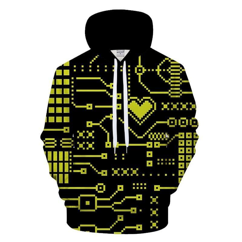 Circuit Grid Hoodie