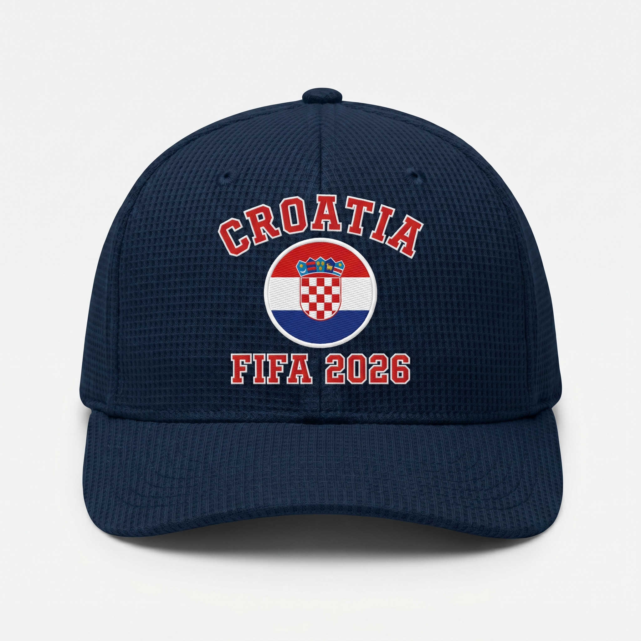 FIFA 2026 Croatia Waffle Knit Cap in Blue