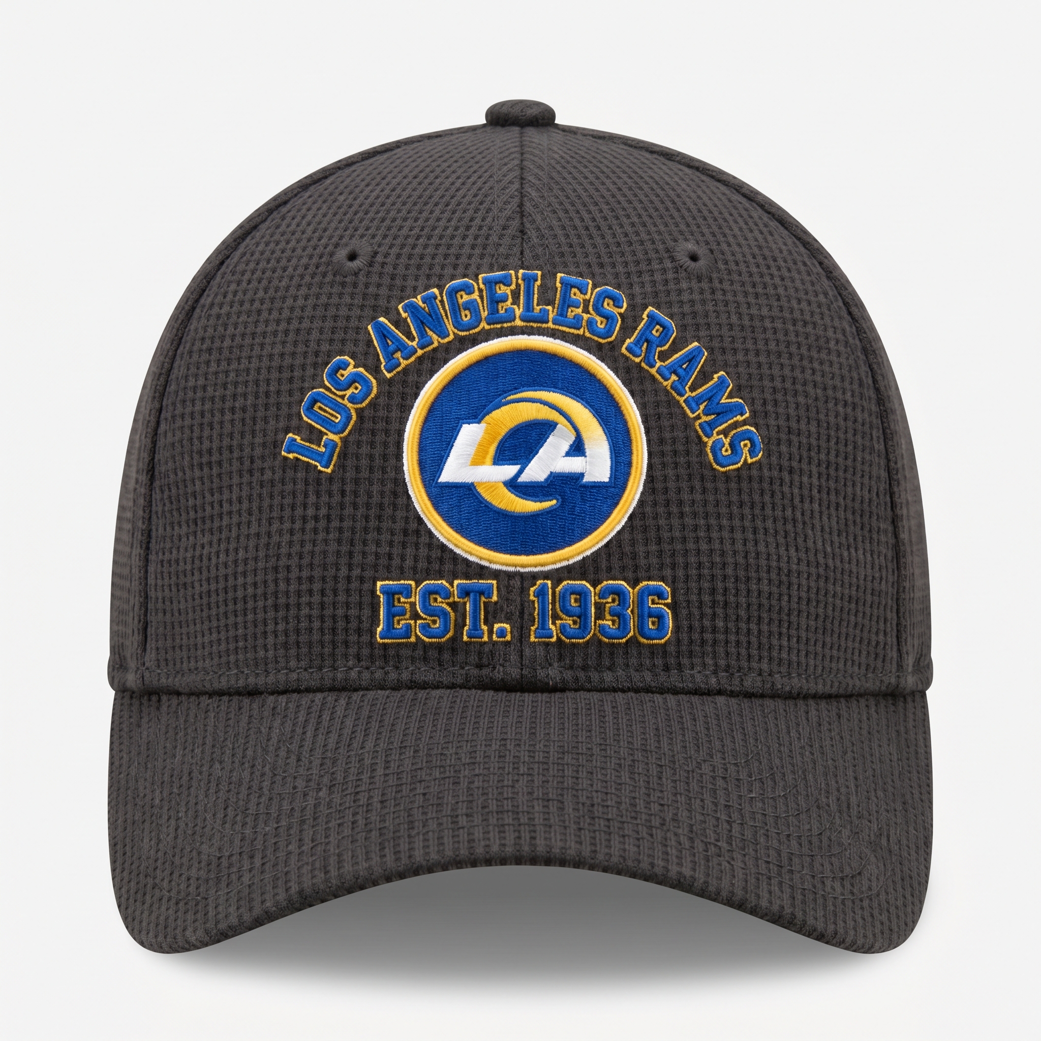 Los Angeles Rams Waffle Knit Cap in Dark Gray