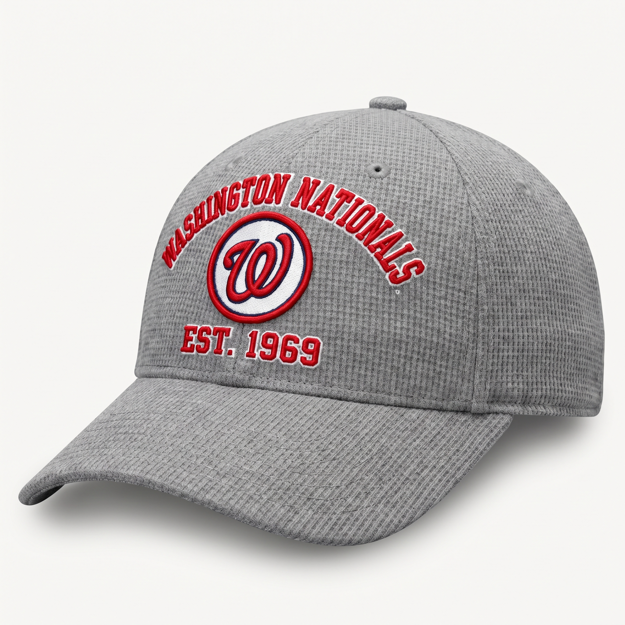 Washington Nationals Waffle Knit Cap in Gray