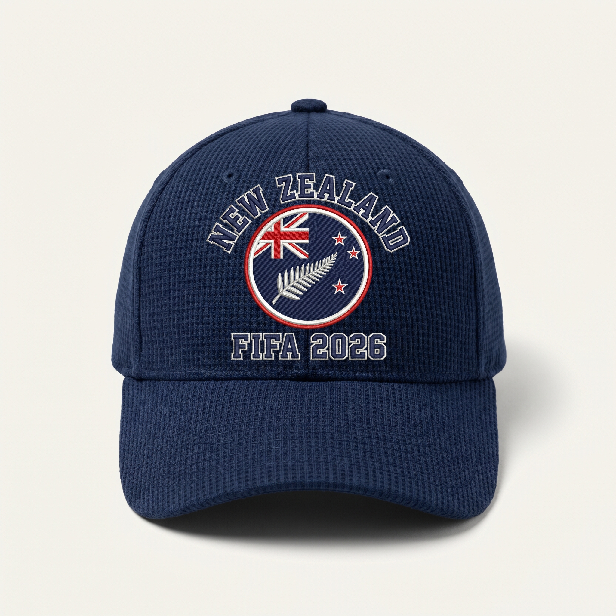 FIFA 2026 New Zealand Waffle Knit Cap in Blue