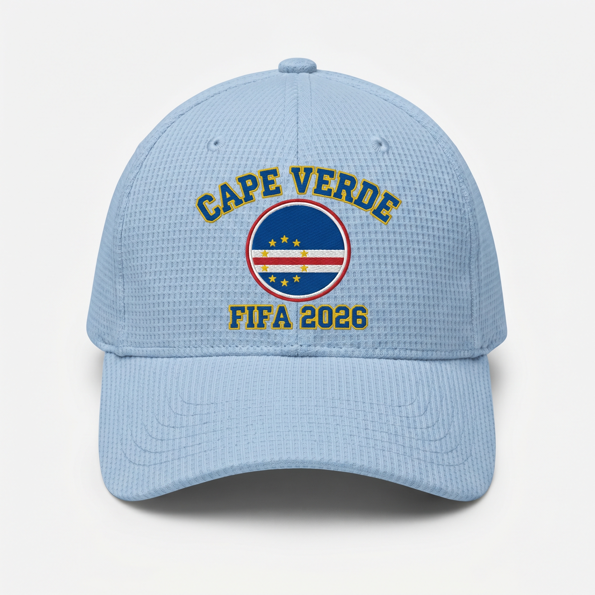 FIFA 2026 Cape Verde Waffle Knit Cap in Light Blue