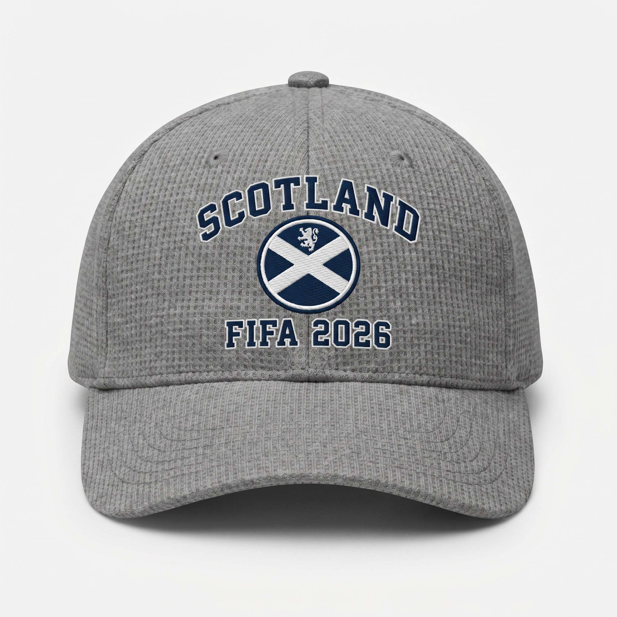 Scotland Gray FIFA 2026 waffle knit fan cap