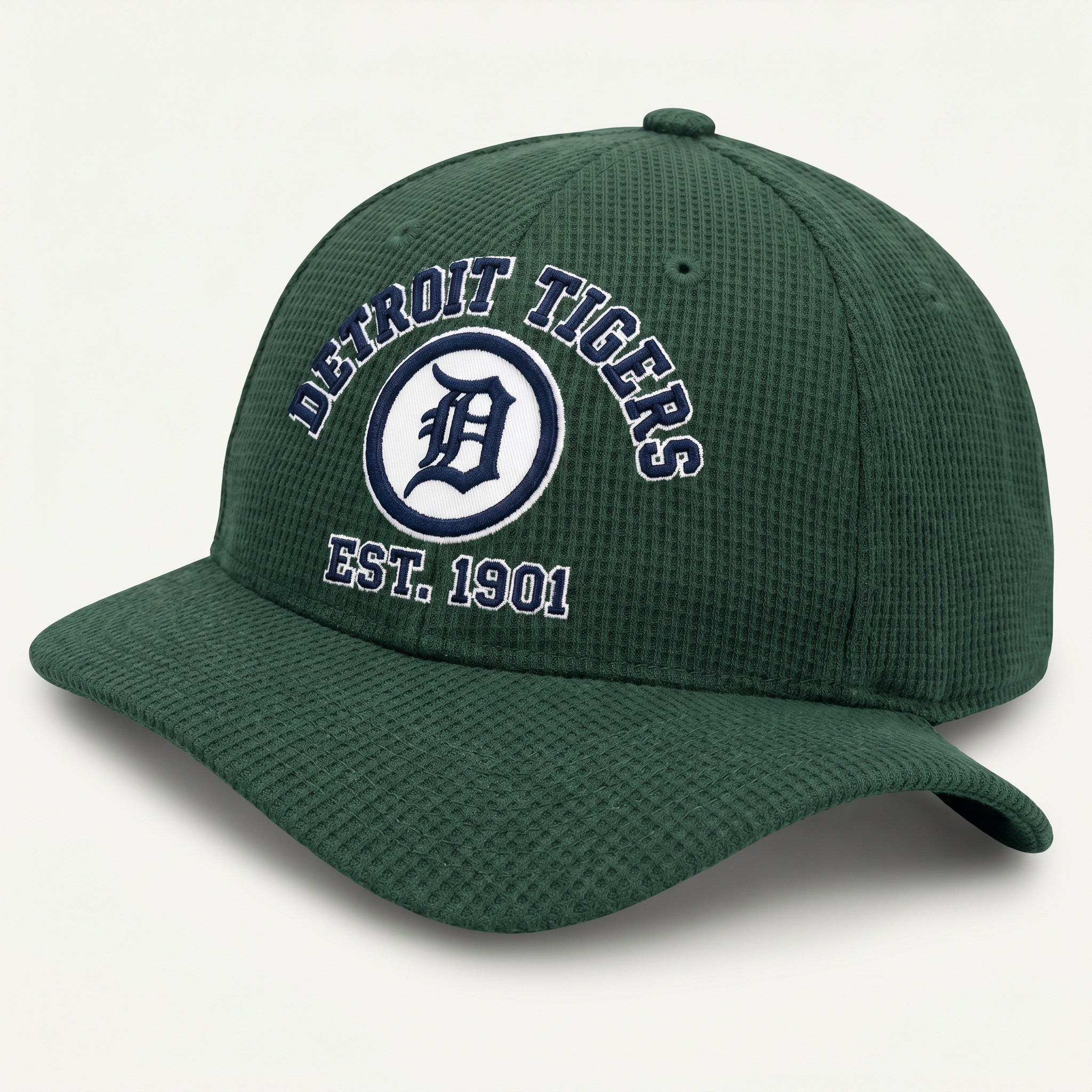 Detroit Tigers Waffle Knit Cap in Green
