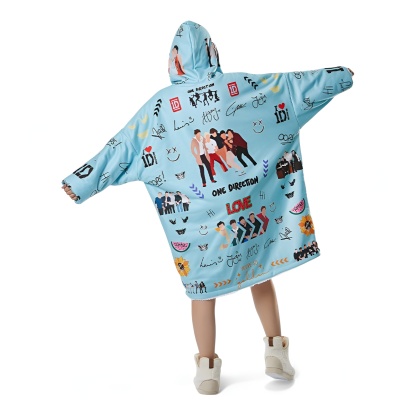Warm Hooded Oversized Blanket Hoodie