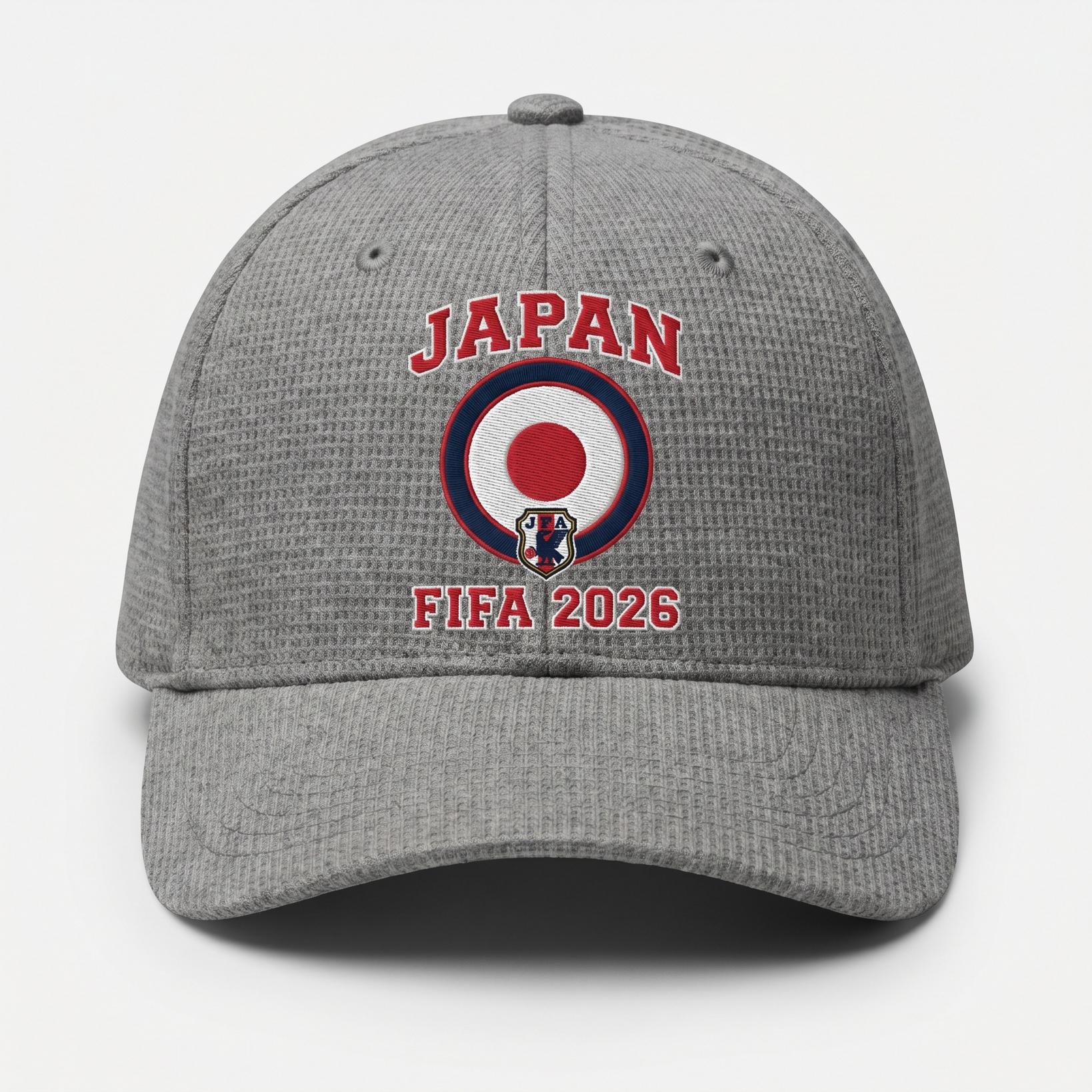 FIFA 2026 Japan Waffle Knit Cap in Gray