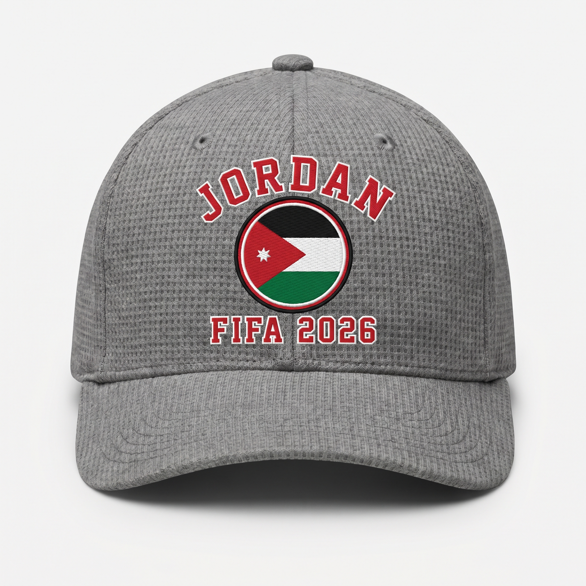 FIFA 2026 Jordan Waffle Knit Cap in Gray