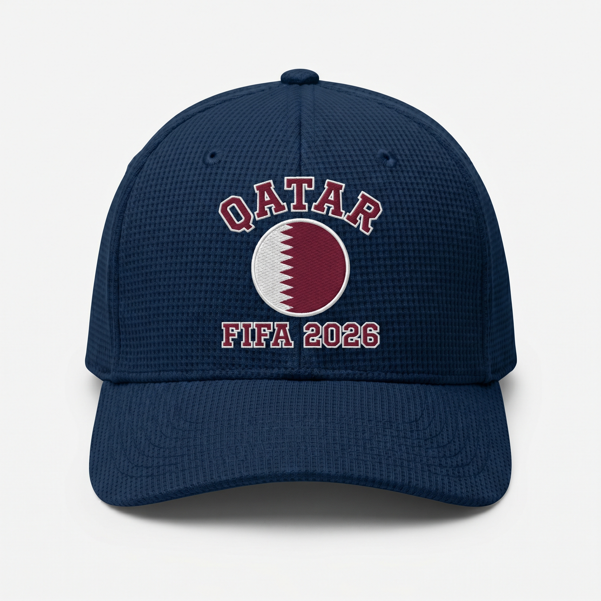 FIFA 2026 Qatar Waffle Knit Cap in Blue