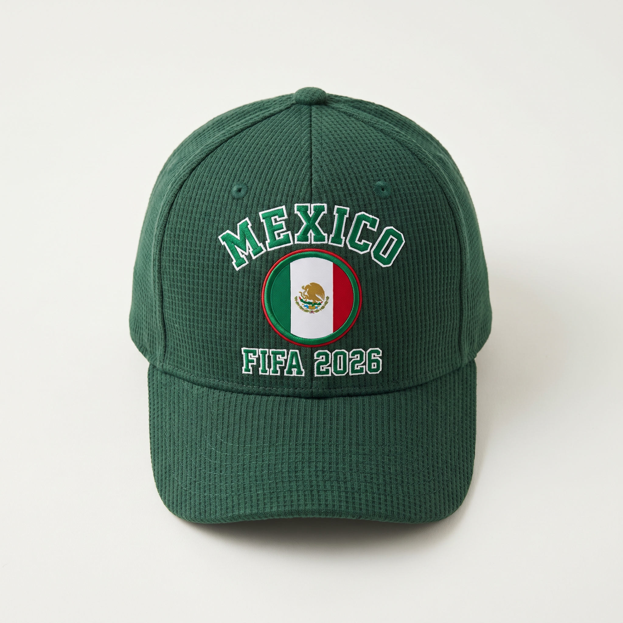 FIFA 2026 Mexico Waffle Knit Cap in Green