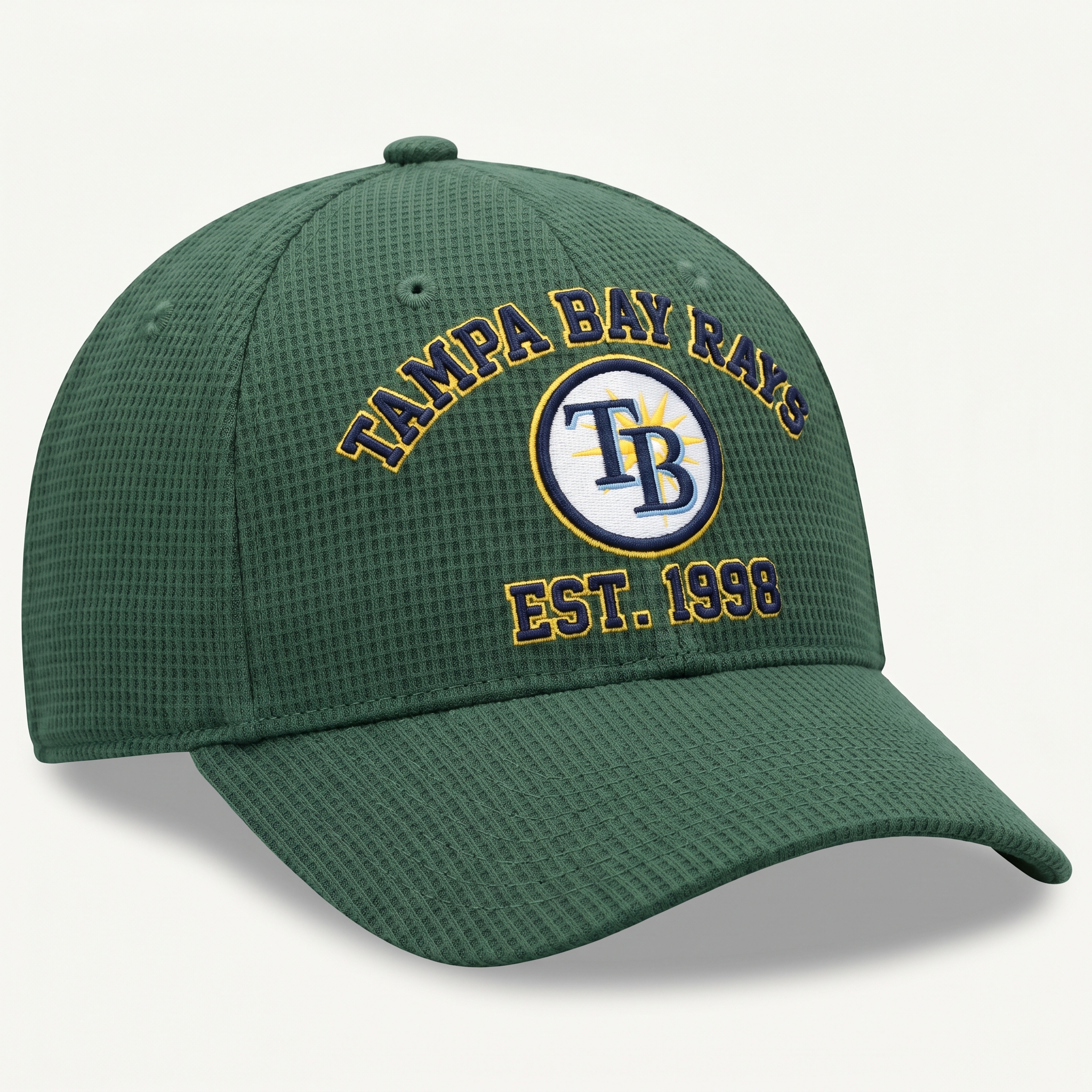 Tampa Bay Rays Waffle Knit Cap in Green