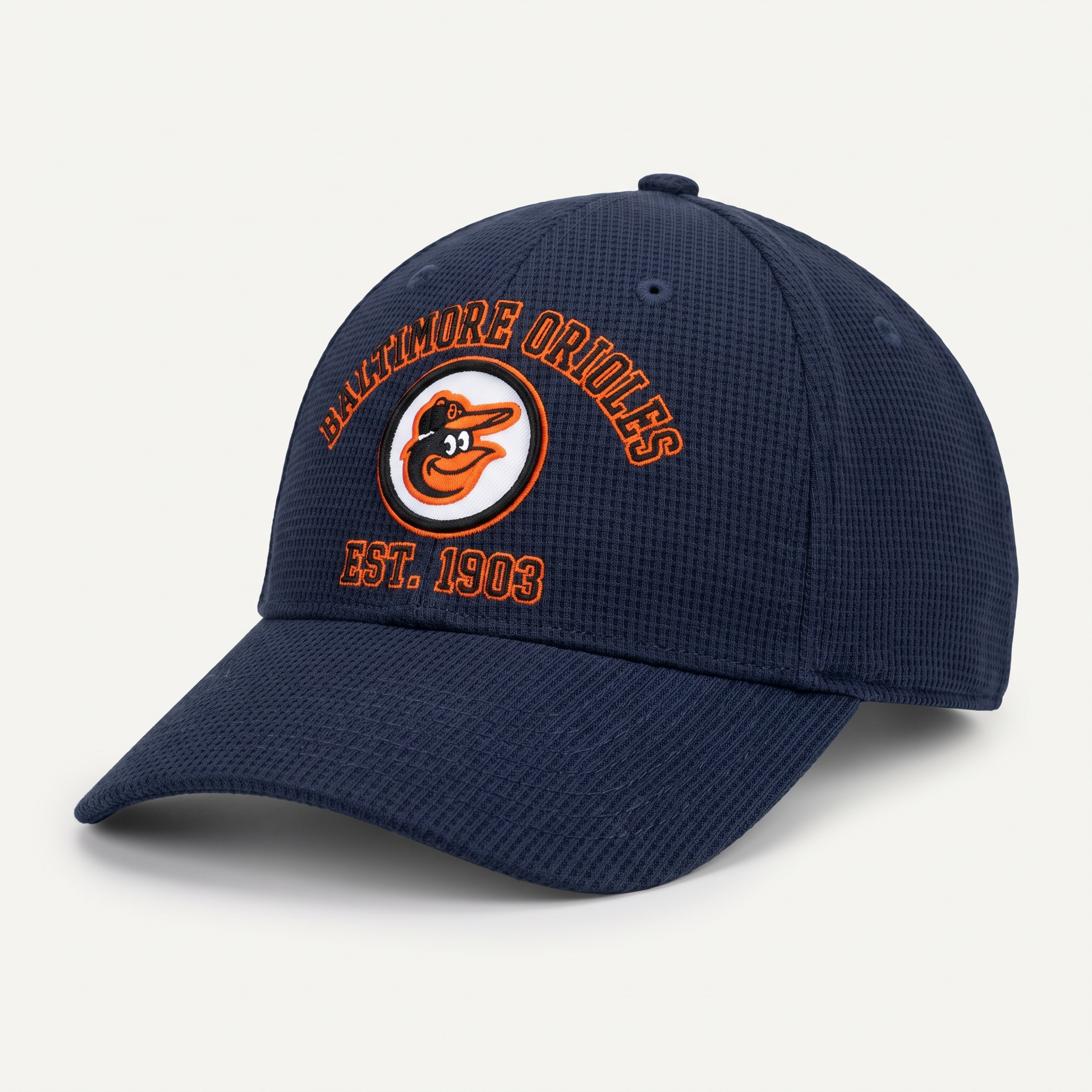 Baltimore Orioles Waffle Knit Cap in Blue