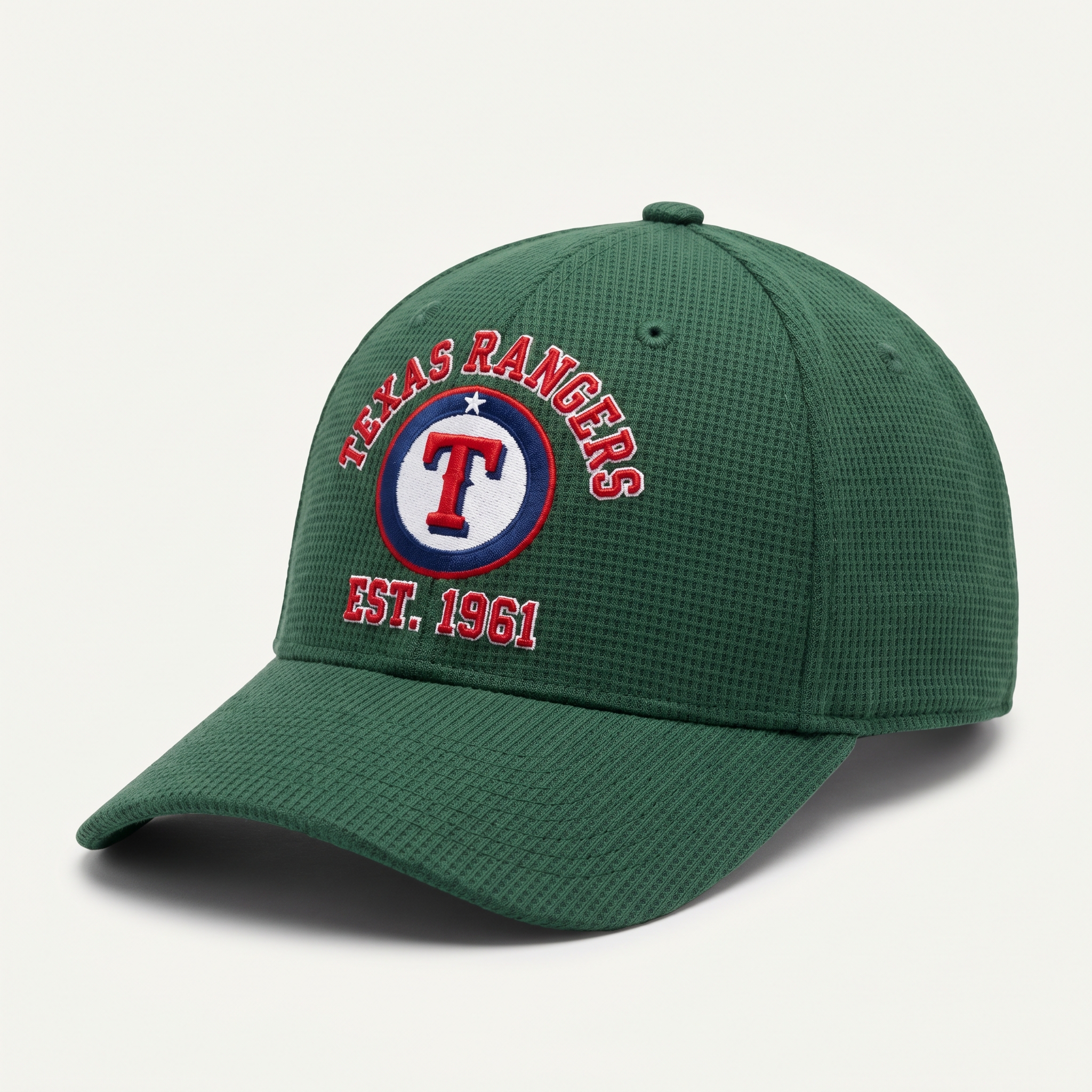 Texas Rangers Waffle Knit Cap in Green