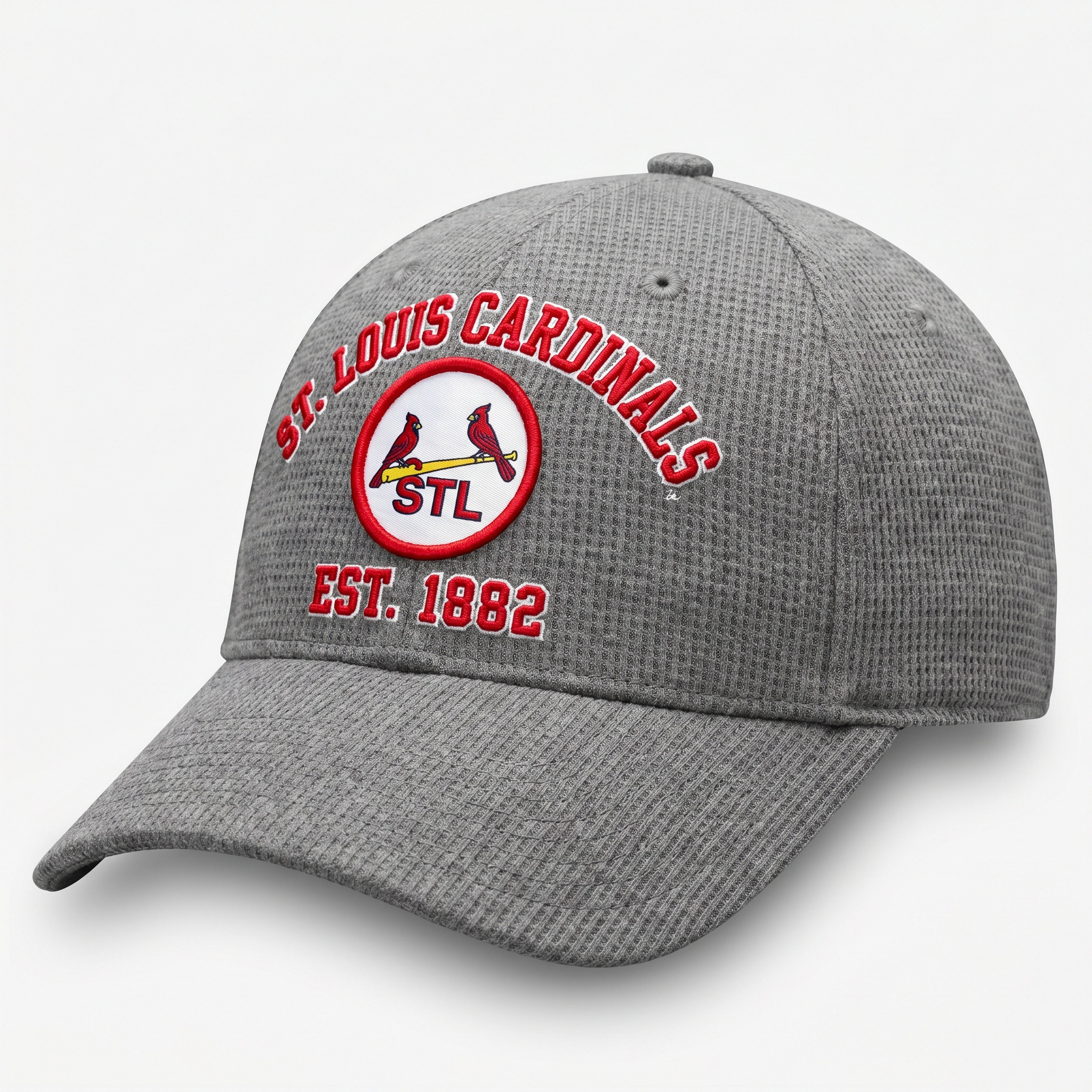 St. Louis Cardinals Waffle Knit Cap in Gray