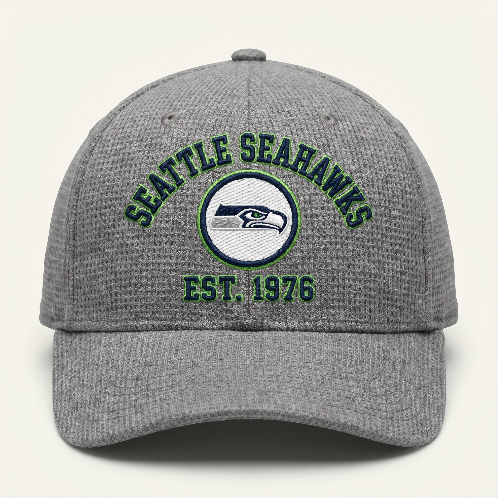 Seattle Seahawks Waffle Knit Cap in Gray