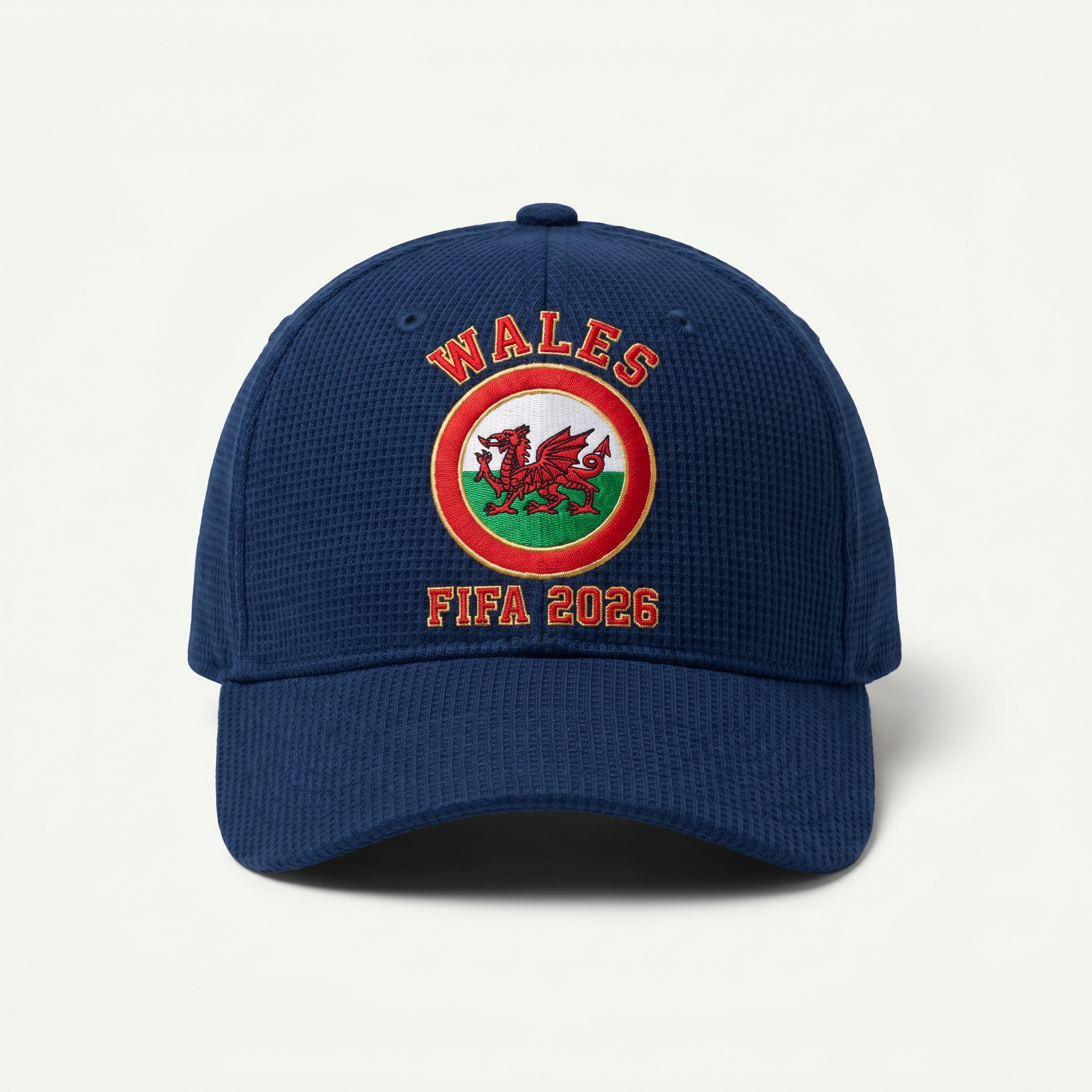 FIFA 2026 Wales Waffle Knit Cap in Blue