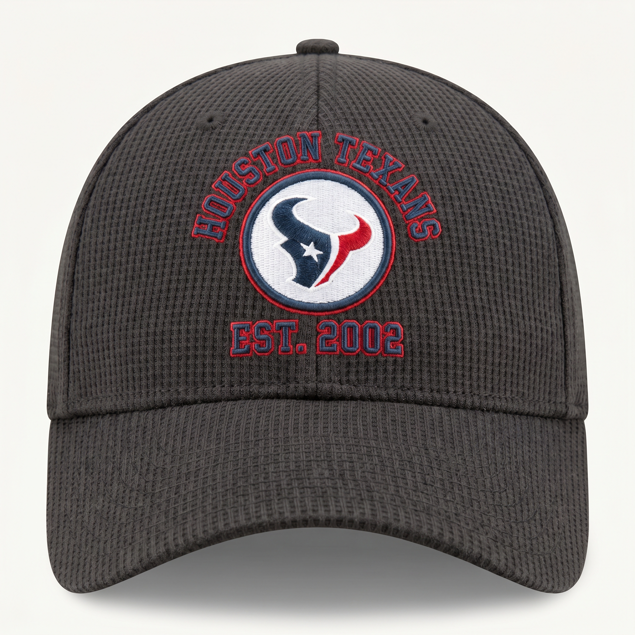 Houston Texans Waffle Knit Cap in Dark Gray