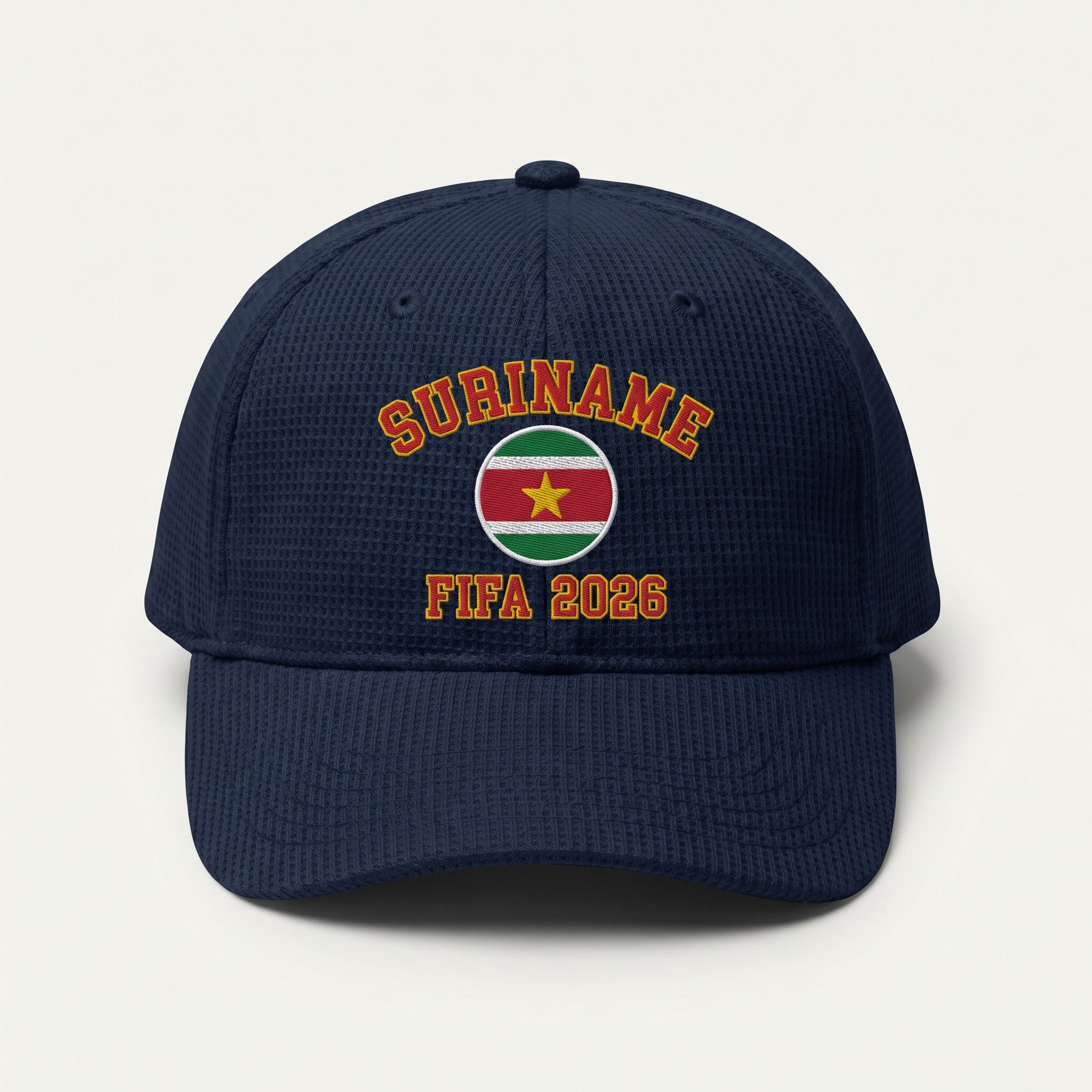 FIFA 2026 Suriname Waffle Knit Cap in Blue