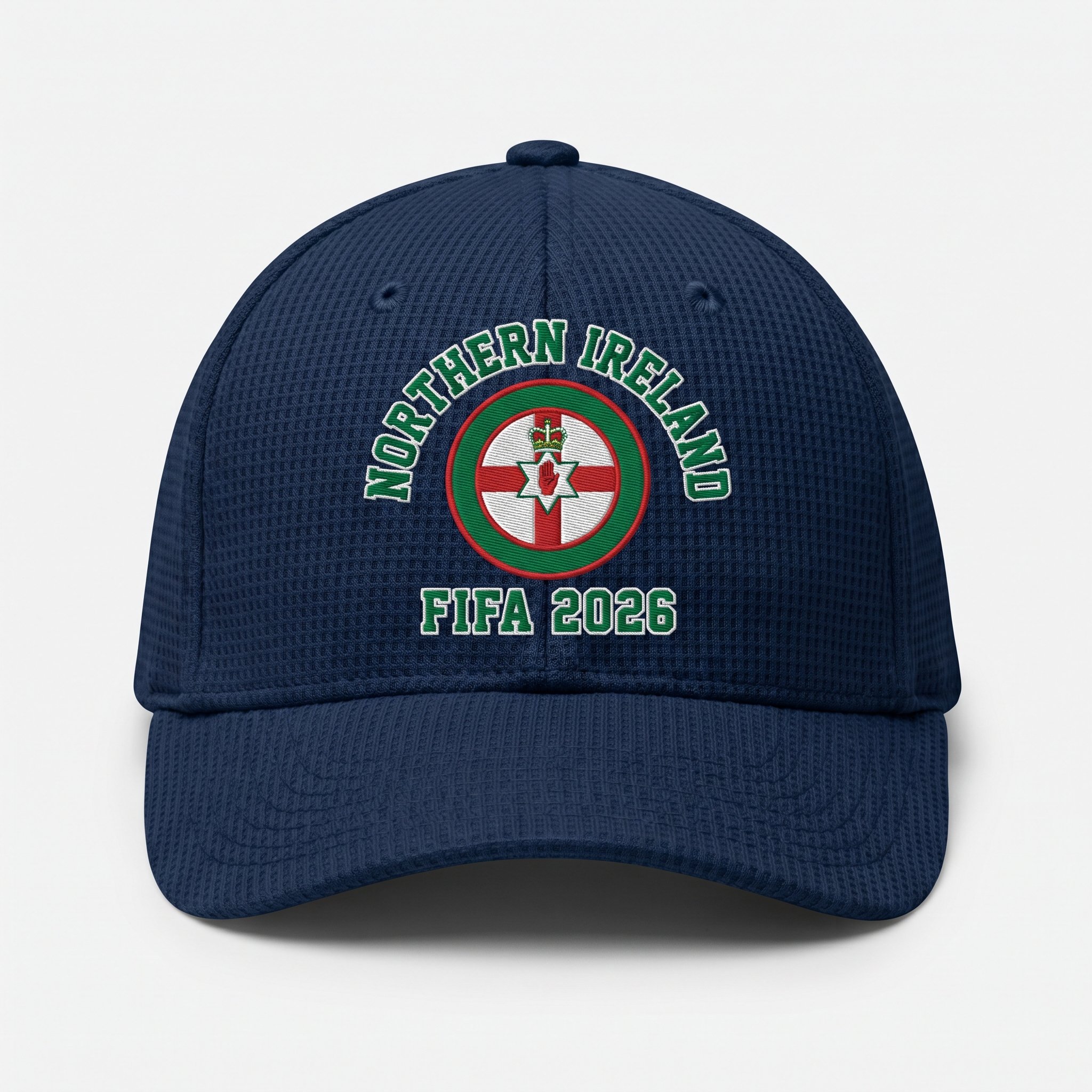FIFA 2026 Northern Ireland Waffle Knit Cap in Blue