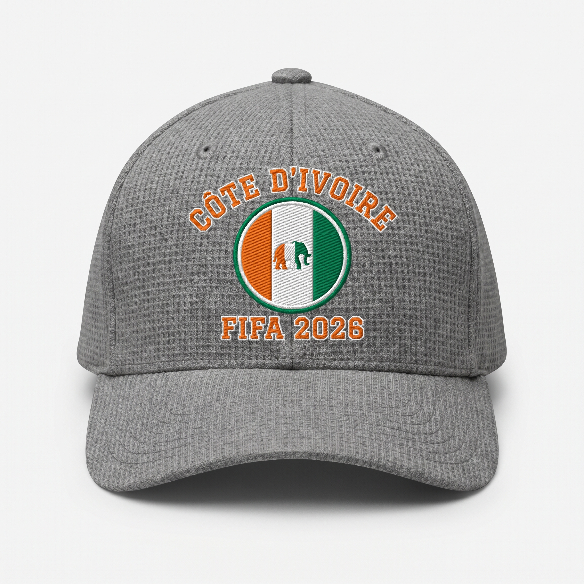 FIFA 2026 Côte d'Ivoire Waffle Knit Cap in Gray
