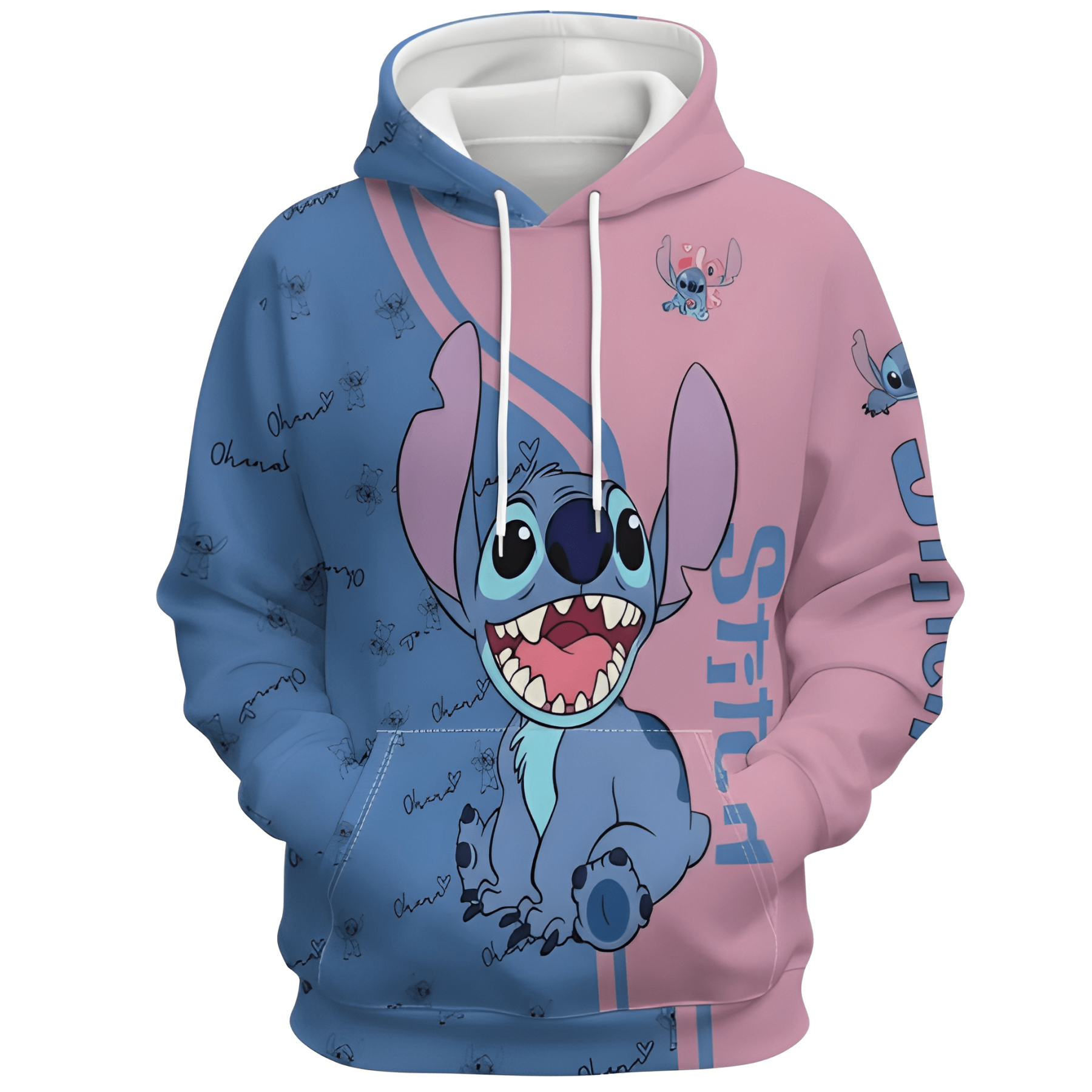 Casual Pullover 3D Butterfly Print Hoodie