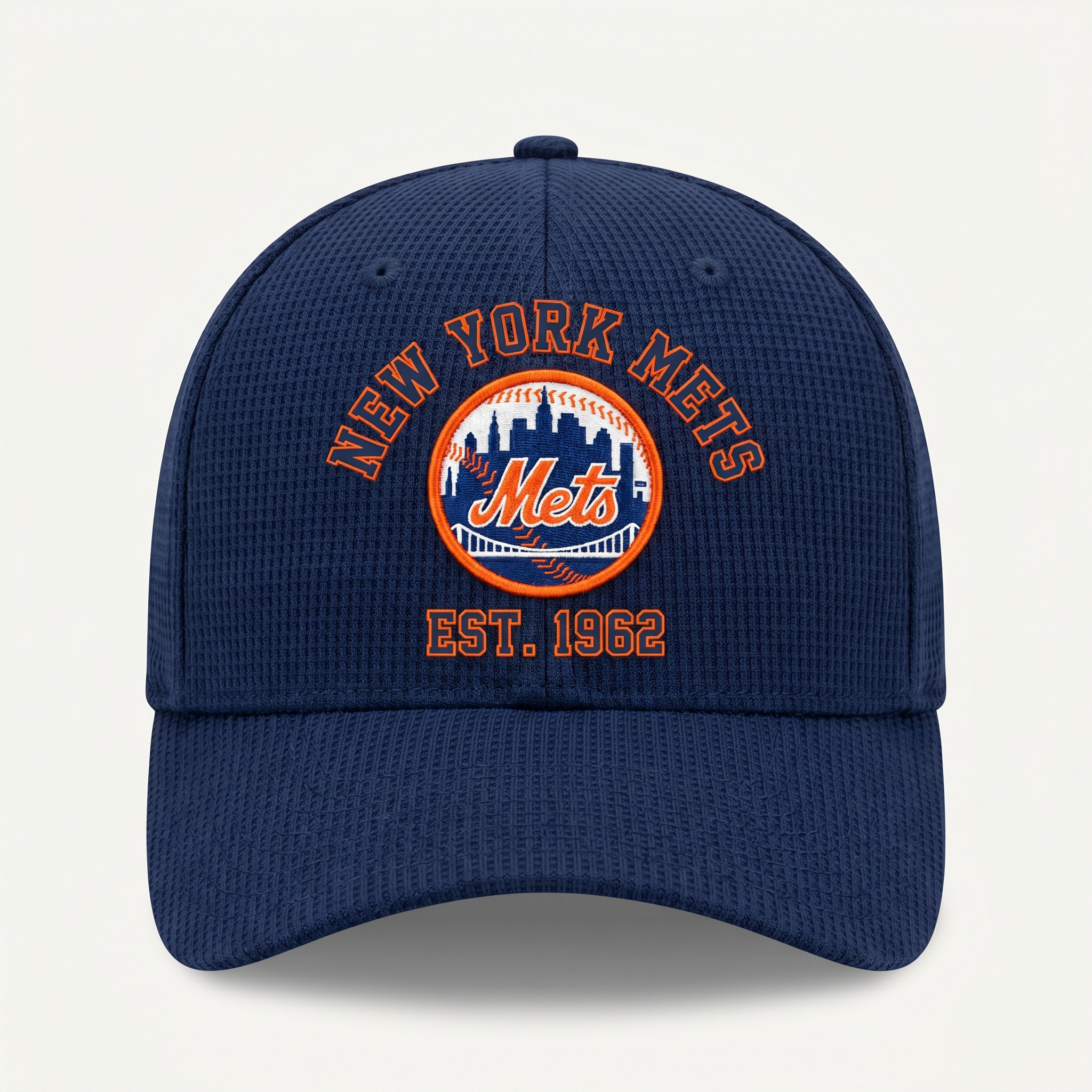 New York Mets Waffle Knit Cap in Blue