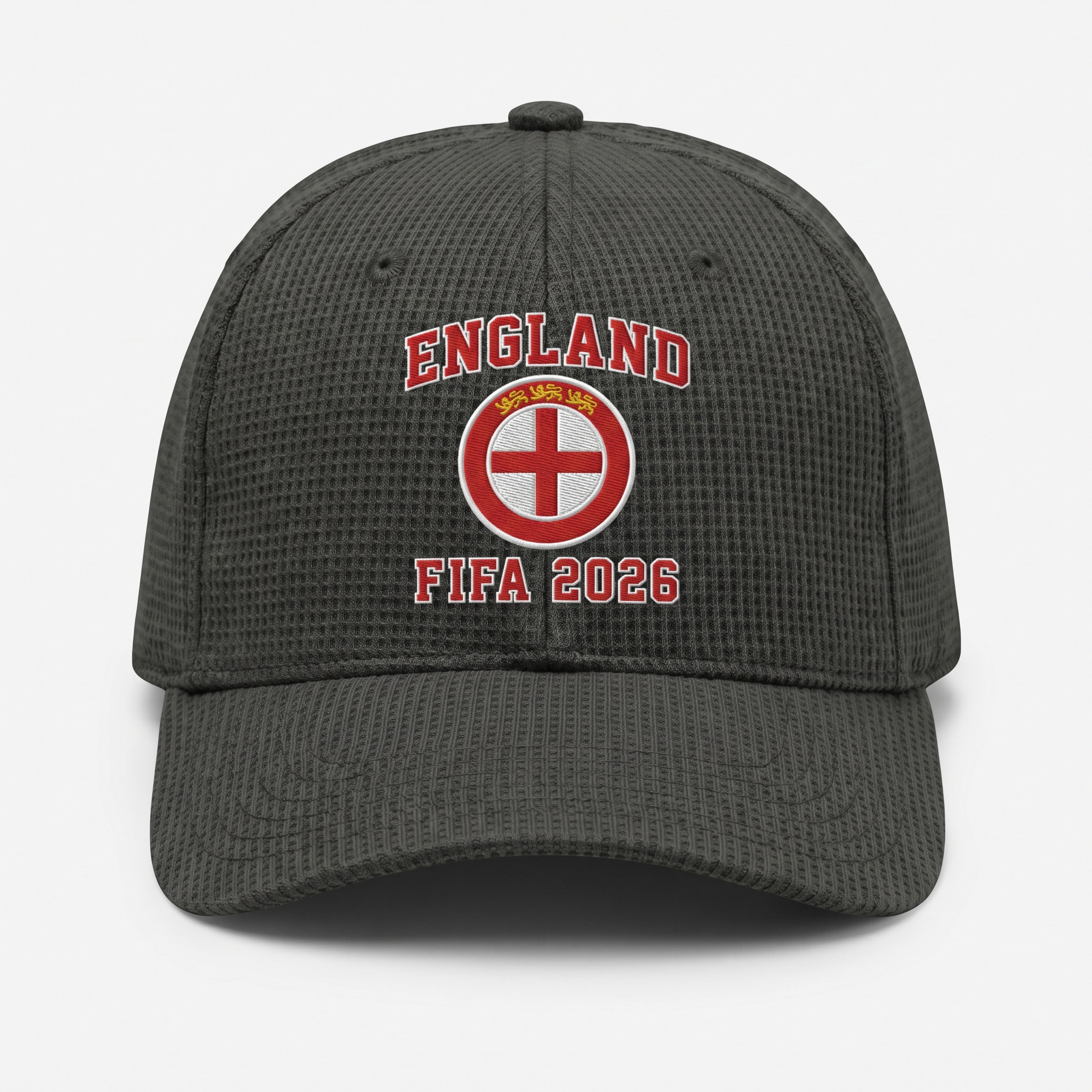 FIFA 2026 England Waffle Knit Cap in Dark Gray