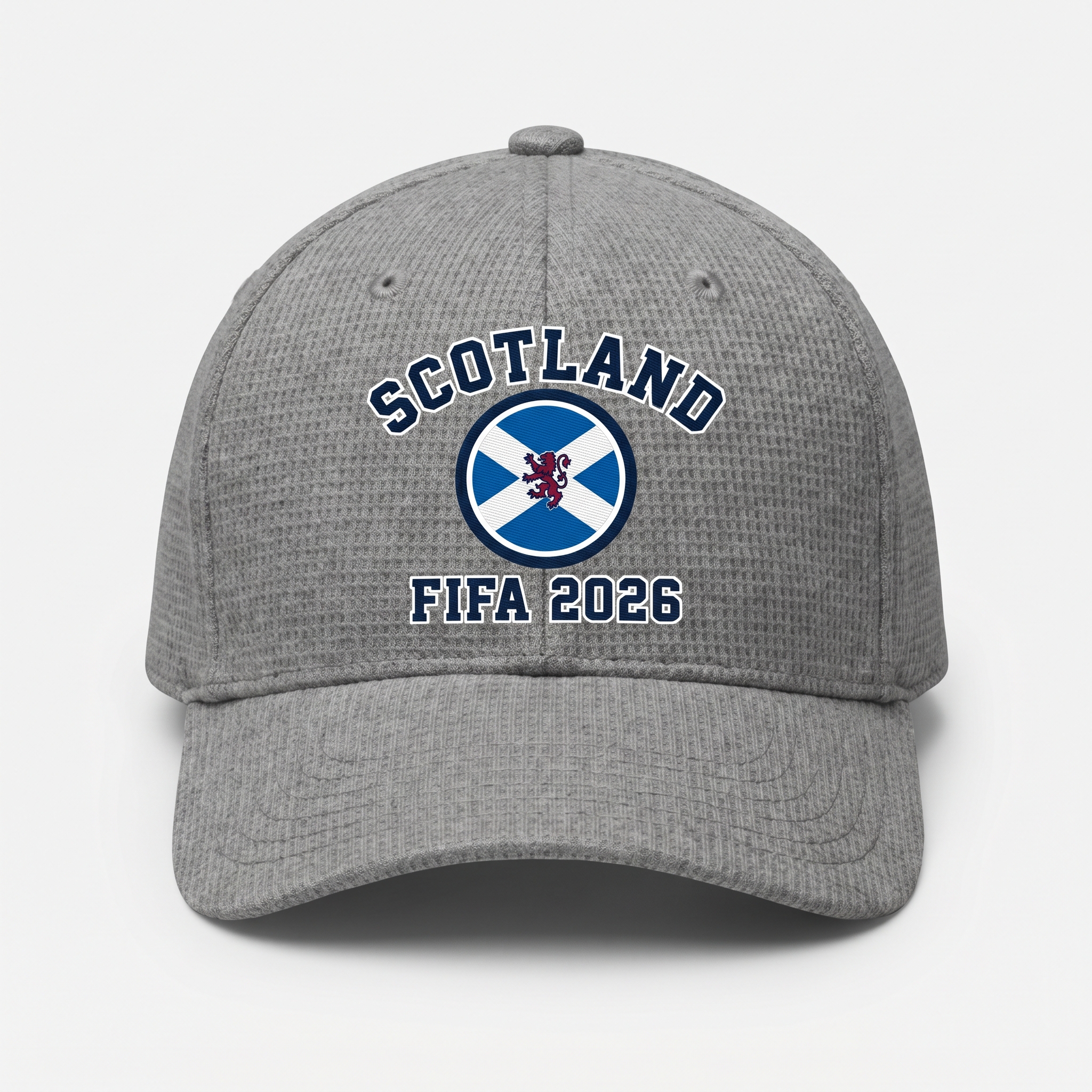 FIFA 2026 Scotland Waffle Knit Cap in Gray