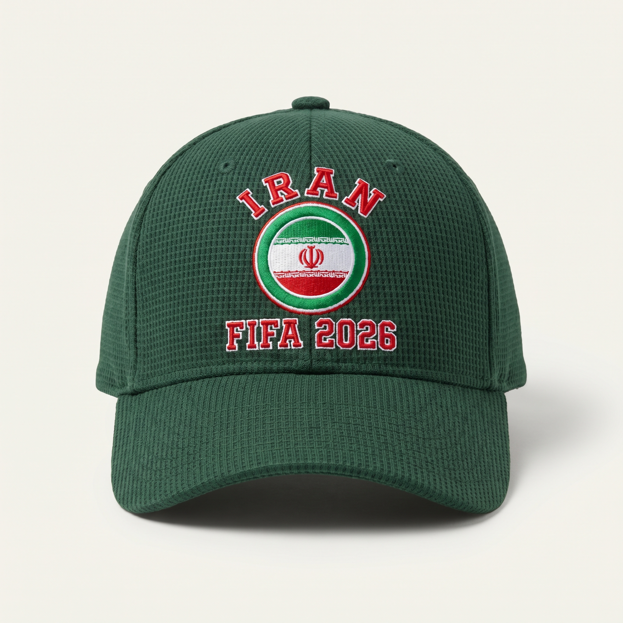 FIFA 2026 Iran Waffle Knit Cap in Green