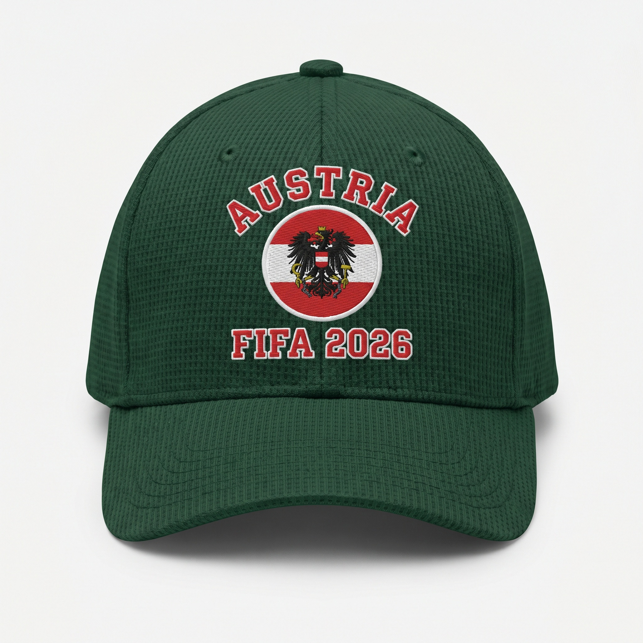 FIFA 2026 Austria Waffle Knit Cap in Green