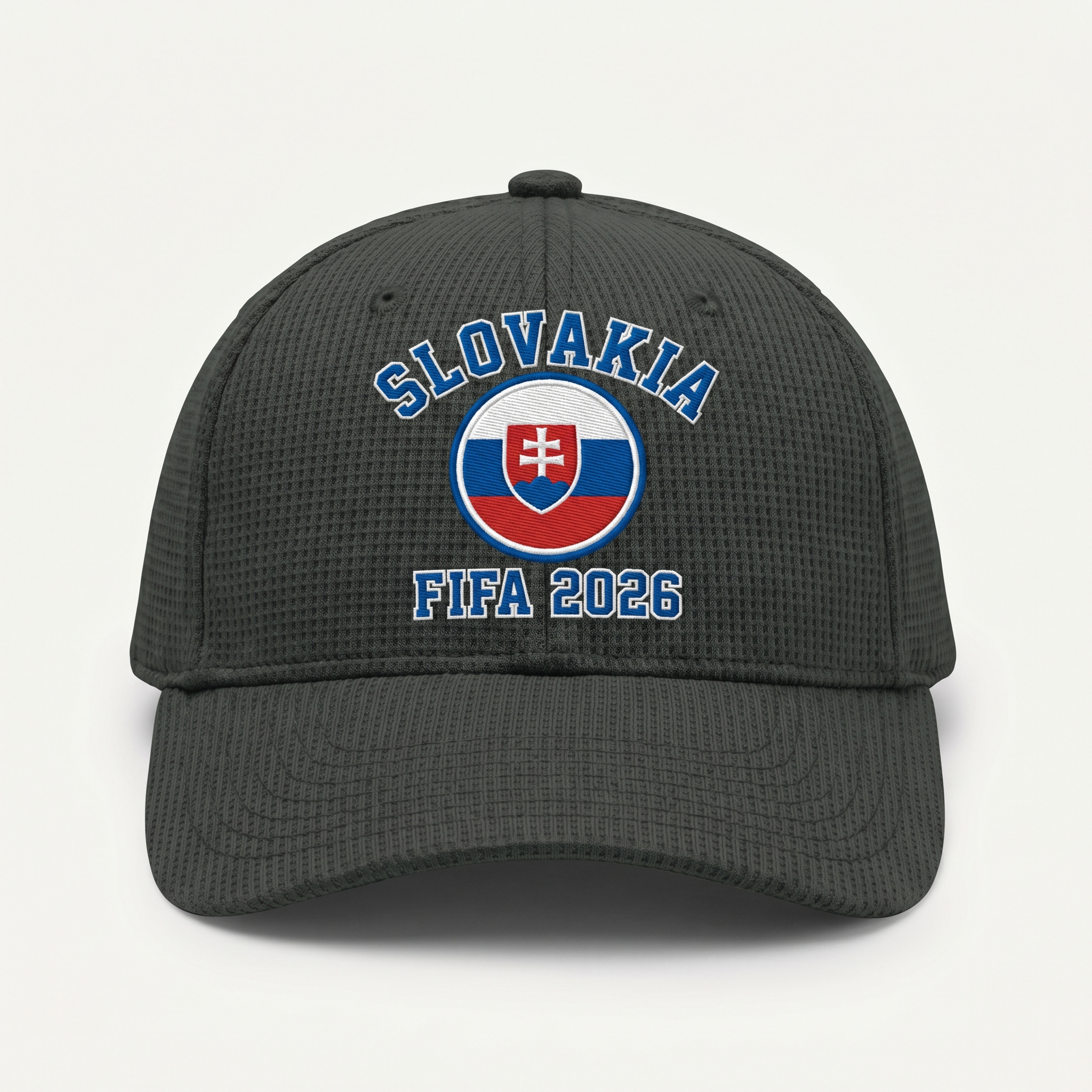 FIFA 2026 Slovakia Waffle Knit Cap in Dark Gray