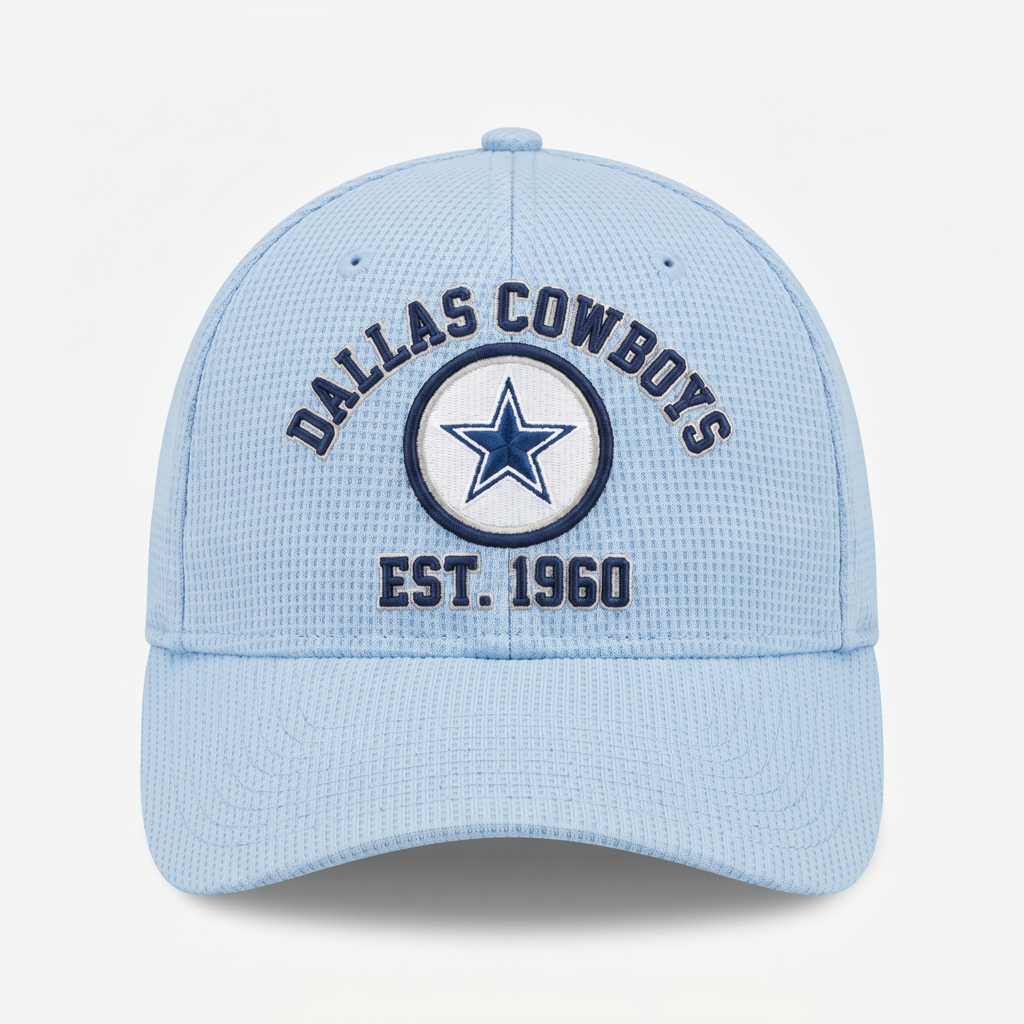 Dallas Cowboys Waffle Knit Cap in Light Blue