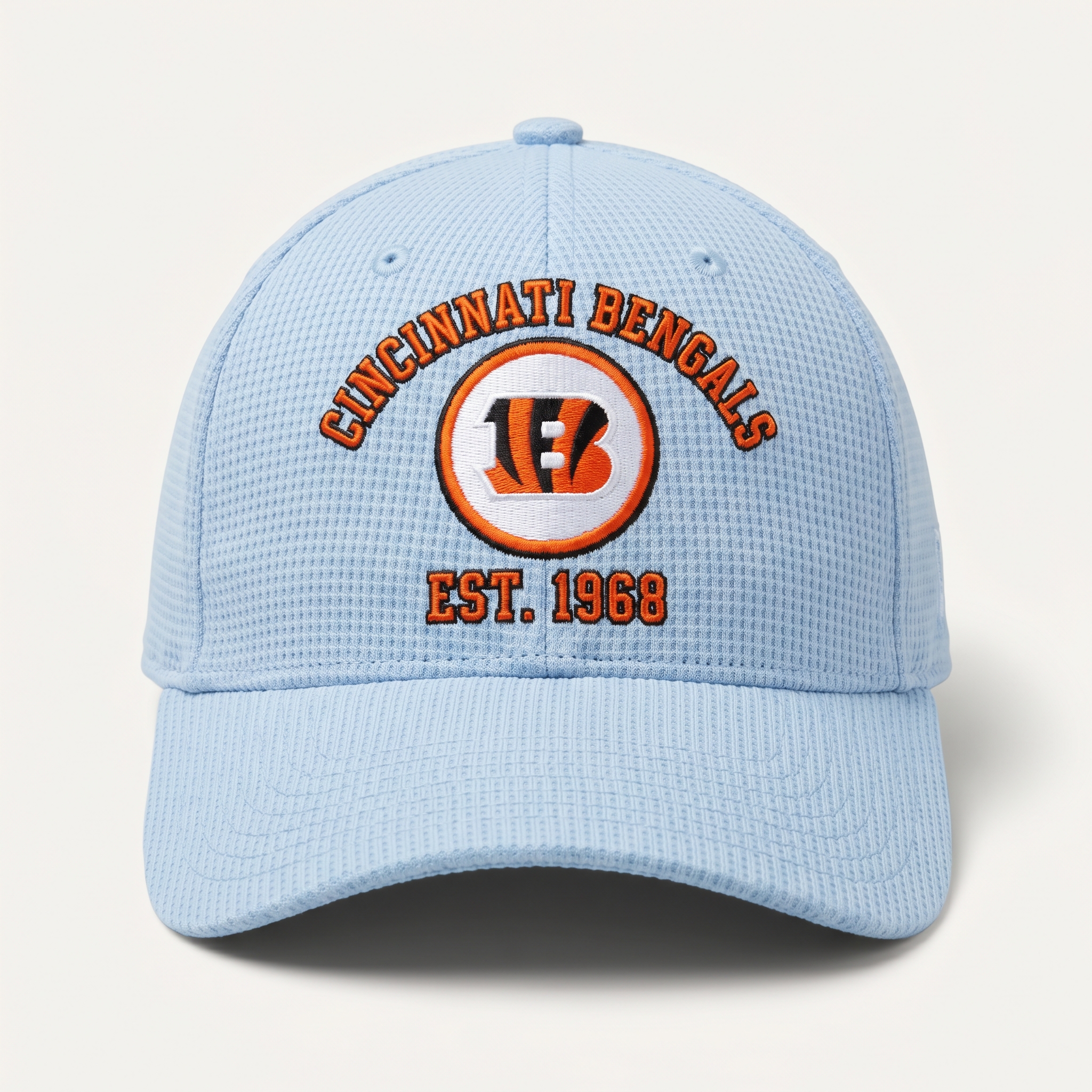 Cincinnati Bengals Waffle Knit Cap in Light Blue