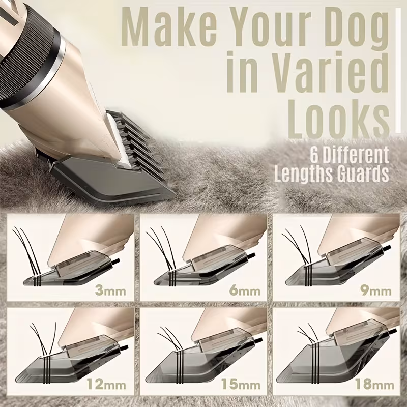 rechargeable grooming kit for trimming hair of different lengths 5