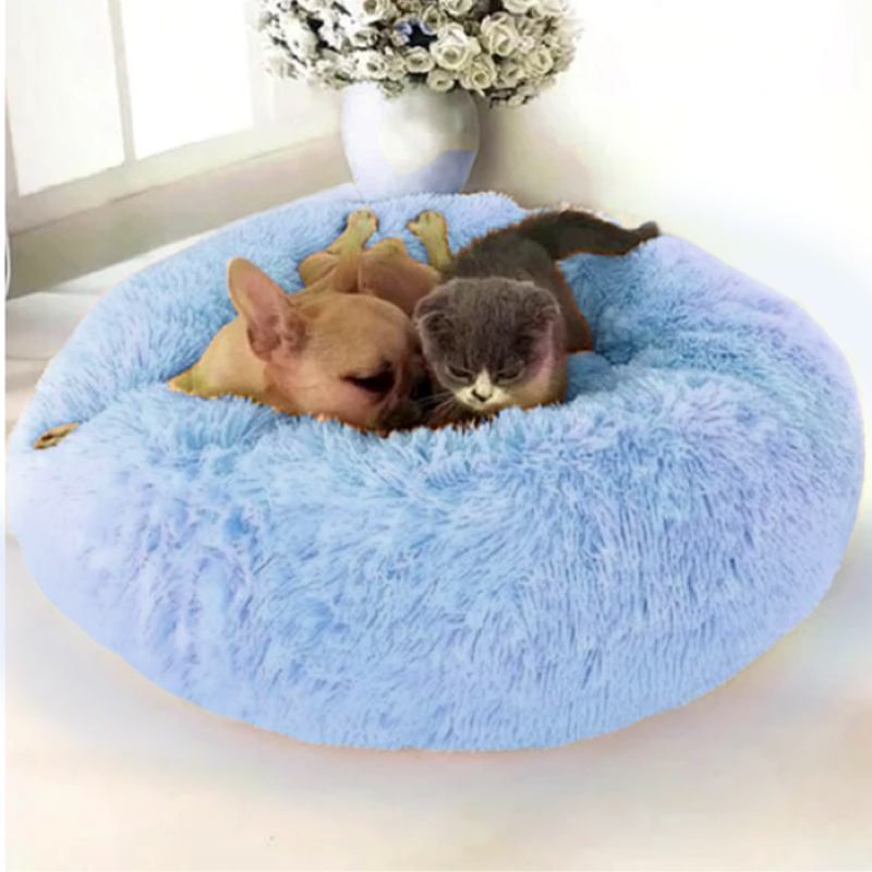 Cozy Faux Fur Dog And Cat Bed With High-Stretch Fabric-Ziggy Dog Training Collar